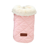 Maxbell Autumn Winter Padded Vest Dog Jacket Pet Clothes Warm Supplies Pink M