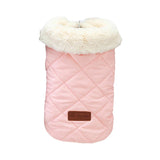 Maxbell Autumn Winter Padded Vest Dog Jacket Pet Clothes Warm Supplies Pink M