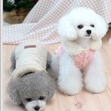 Maxbell Autumn Winter Padded Vest Dog Jacket Pet Clothes Warm Supplies Pink M