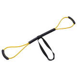 Maxbell Resistance Bands Pull Rope Boxing Muay Thai Strength Training yellow 15 lbs