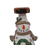 Maxbell Pillar Candle Holder Stand Candlestick Wedding Home Office Tea Light Decor Snowman