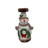 Maxbell Pillar Candle Holder Stand Candlestick Wedding Home Office Tea Light Decor Snowman