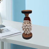 Maxbell Pillar Candle Holder Stand Candlestick Wedding Home Office Tea Light Decor Santa Claus