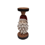 Maxbell Pillar Candle Holder Stand Candlestick Wedding Home Office Tea Light Decor Santa Claus