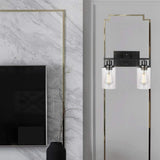 Maxbell Modern 2 Lights Bathroom Vanity Light Wall Sconce Indoor Mount Home Black