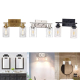 Maxbell Modern 2 Lights Bathroom Vanity Light Wall Sconce Indoor Mount Home Brass