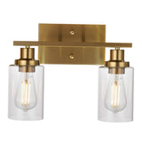 Maxbell Modern 2 Lights Bathroom Vanity Light Wall Sconce Indoor Mount Home Brass