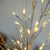 Maxbell Tabletop 24 LED Birch Tree Lights Twig Light White 60cm for Party Christmas