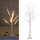 Maxbell Tabletop 24 LED Birch Tree Lights Twig Light White 60cm for Party Christmas