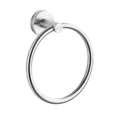 Maxbell Hand Towel Rings Bathroom Round Towel Rack Holder Wall Mounted Circle Hanger Polished