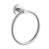 Maxbell Hand Towel Rings Bathroom Round Towel Rack Holder Wall Mounted Circle Hanger Polished