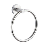 Maxbell Hand Towel Rings Bathroom Round Towel Rack Holder Wall Mounted Circle Hanger Polished