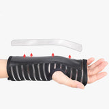 Maxbell Night Sleep Splint Wrist Brace Support Breathable Large Beige Right