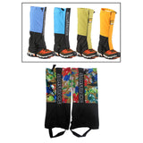 Maxbell Snow Hiking Legging Shoes Boot Climbing Gaiters Outdoor Waterproof Leg Cover Children Blue Flower