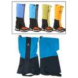 Maxbell Snow Hiking Legging Shoes Boot Climbing Gaiters Outdoor Waterproof Leg Cover Blue