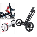 Maxbell Easywheel Roller Bottle Holder 2-In-1 Bracket for Birdy Fold Bike black