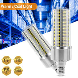 Maxbell LED Corn Light Bulb 24000LM Replacement for Warehouses  150W E40 Warm White