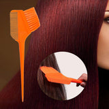 Maxbell Hair Dye Brush Comb Styling Tool Dyeing Professional for Salon Barber  orange