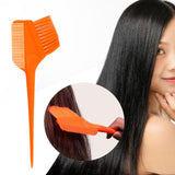 Maxbell Hair Dye Brush Comb Styling Tool Dyeing Professional for Salon Barber  orange