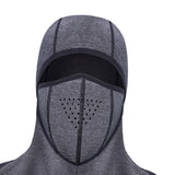 Maxbell Neck Warmer Snood Scarf Ski Hat Cycling Winter Face Mask Balaclava Unisex Gale grey