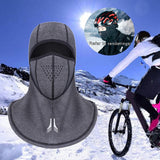 Maxbell Neck Warmer Snood Scarf Ski Hat Cycling Winter Face Mask Balaclava Unisex Gale grey