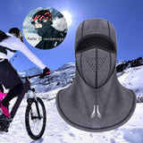 Maxbell Neck Warmer Snood Scarf Ski Hat Cycling Winter Face Mask Balaclava Unisex Gale grey