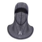 Maxbell Neck Warmer Snood Scarf Ski Hat Cycling Winter Face Mask Balaclava Unisex Gale grey