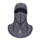 Maxbell Neck Warmer Snood Scarf Ski Hat Cycling Winter Face Mask Balaclava Unisex Gale grey