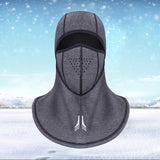 Maxbell Neck Warmer Snood Scarf Ski Hat Cycling Winter Face Mask Balaclava Unisex Gale grey