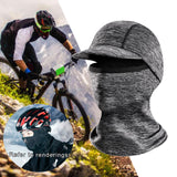 Maxbell Neck Warmer Snood Scarf Ski Hat Cycling Winter Face Mask Balaclava Unisex Brim grey light ash