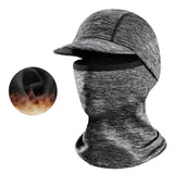 Maxbell Neck Warmer Snood Scarf Ski Hat Cycling Winter Face Mask Balaclava Unisex Brim grey light ash