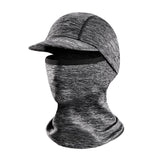 Maxbell Neck Warmer Snood Scarf Ski Hat Cycling Winter Face Mask Balaclava Unisex Brim grey light ash