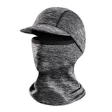 Maxbell Neck Warmer Snood Scarf Ski Hat Cycling Winter Face Mask Balaclava Unisex Brim grey light ash