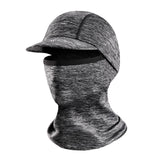 Maxbell Neck Warmer Snood Scarf Ski Hat Cycling Winter Face Mask Balaclava Unisex Brim grey light ash