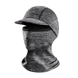 Maxbell Neck Warmer Snood Scarf Ski Hat Cycling Winter Face Mask Balaclava Unisex Brim grey light ash