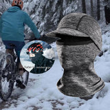 Maxbell Neck Warmer Snood Scarf Ski Hat Cycling Winter Face Mask Balaclava Unisex Brim grey light ash