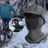 Maxbell Neck Warmer Snood Scarf Ski Hat Cycling Winter Face Mask Balaclava Unisex Brim filter grey