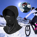 Maxbell Neck Warmer Snood Scarf Ski Hat Cycling Winter Face Mask Balaclava Unisex phantom black