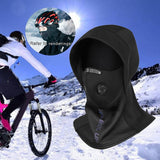 Maxbell Neck Warmer Snood Scarf Ski Hat Cycling Winter Face Mask Balaclava Unisex phantom black