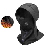 Maxbell Neck Warmer Snood Scarf Ski Hat Cycling Winter Face Mask Balaclava Unisex phantom grey