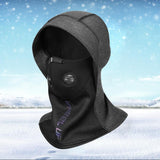 Maxbell Neck Warmer Snood Scarf Ski Hat Cycling Winter Face Mask Balaclava Unisex phantom grey