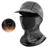 Maxbell Neck Warmer Snood Scarf Ski Hat Cycling Winter Face Mask Balaclava Unisex Brim filter light ash