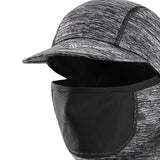 Maxbell Neck Warmer Snood Scarf Ski Hat Cycling Winter Face Mask Balaclava Unisex Brim filter light ash