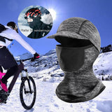 Maxbell Neck Warmer Snood Scarf Ski Hat Cycling Winter Face Mask Balaclava Unisex Brim filter light ash