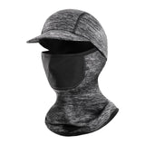 Maxbell Neck Warmer Snood Scarf Ski Hat Cycling Winter Face Mask Balaclava Unisex Brim filter light ash