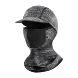 Maxbell Neck Warmer Snood Scarf Ski Hat Cycling Winter Face Mask Balaclava Unisex Brim filter light ash