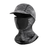 Maxbell Neck Warmer Snood Scarf Ski Hat Cycling Winter Face Mask Balaclava Unisex Brim filter light ash