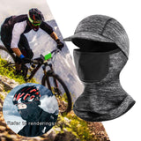 Maxbell Neck Warmer Snood Scarf Ski Hat Cycling Winter Face Mask Balaclava Unisex Brim filter light ash