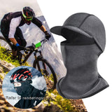 Maxbell Neck Warmer Snood Scarf Ski Hat Cycling Winter Face Mask Balaclava Unisex Brim grey