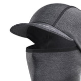 Maxbell Neck Warmer Snood Scarf Ski Hat Cycling Winter Face Mask Balaclava Unisex Brim grey